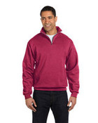 8 oz., 50/50 NuBlend® Quarter-Zip Cadet Collar Sweatshirt