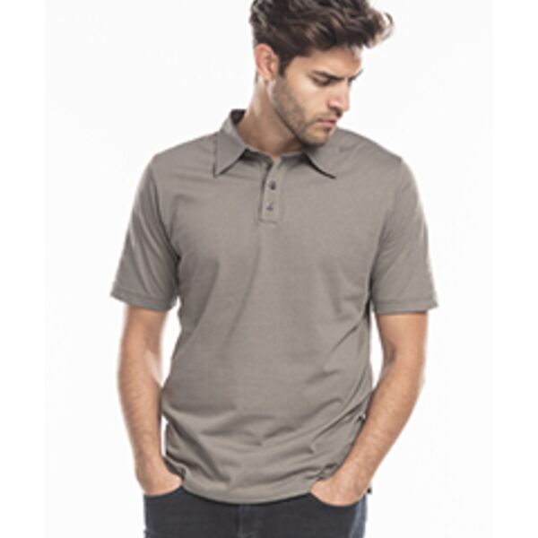 US Blanks Men's USA Made Jersey Interlock Polo Shirt US5580 Men's USA Made Jersey Interlock Polo Shirt Thumbnail