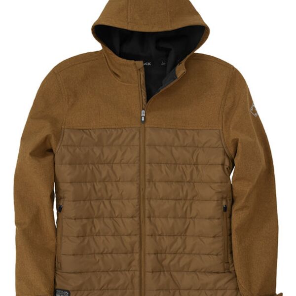 DRI DUCK Men's Pinnacle Puffer Body Softshell Hooded Jacket 5324 Men's Pinnacle Puffer Body Softshell Hooded Jacket Thumbnail