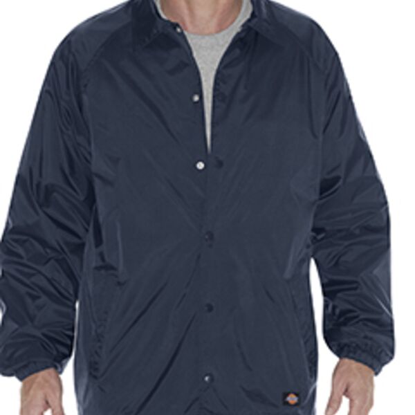 Dickies Unisex Snap Front Nylon Jacket 76242 Unisex Snap Front Nylon Jacket Thumbnail