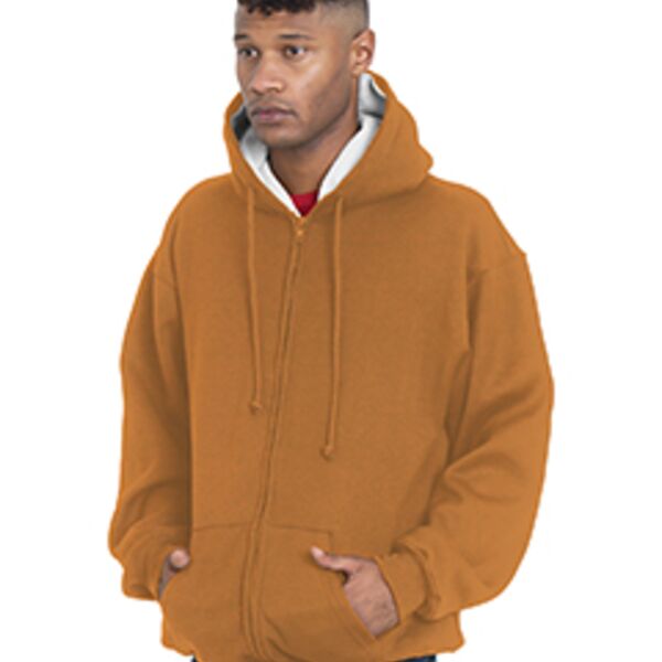 Bayside Adult USA Made Super Heavy Thermal-Lined Full-Zip Hooded Sweatshirt BA940 Adult USA Made Super Heavy Thermal-Lined Full-Zip Hooded Sweatshirt Thumbnail