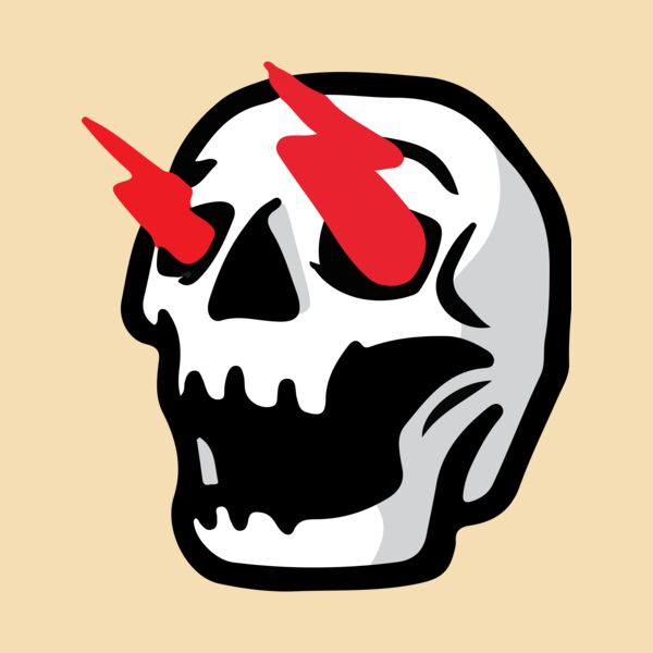 Elements Skull logo template Thumbnail