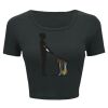 Ladies' Poly-Cotton Crop T-Shirt Thumbnail