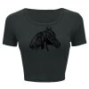 Ladies' Poly-Cotton Crop T-Shirt Thumbnail