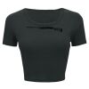 Ladies' Poly-Cotton Crop T-Shirt Thumbnail