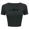 Ladies' Poly-Cotton Crop T-Shirt Thumbnail