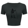 Ladies' Poly-Cotton Crop T-Shirt Thumbnail