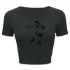 Ladies' Poly-Cotton Crop T-Shirt Thumbnail