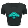 Ladies' Poly-Cotton Crop T-Shirt Thumbnail