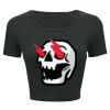 Ladies' Poly-Cotton Crop T-Shirt Thumbnail