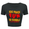Ladies' Poly-Cotton Crop T-Shirt Thumbnail