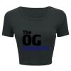 Ladies' Poly-Cotton Crop T-Shirt Thumbnail