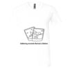 Unisex Jersey Short-Sleeve V-Neck T-Shirt Thumbnail