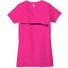 Ladies' Jersey Short-Sleeve Deep V-Neck T-Shirt Thumbnail