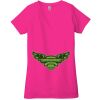 Ladies' Jersey Short-Sleeve Deep V-Neck T-Shirt Thumbnail