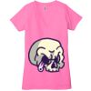 Ladies' Jersey Short-Sleeve Deep V-Neck T-Shirt Thumbnail