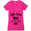 Ladies' Jersey Short-Sleeve Deep V-Neck T-Shirt Thumbnail