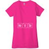 Ladies' Jersey Short-Sleeve Deep V-Neck T-Shirt Thumbnail