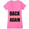 Ladies' Jersey Short-Sleeve Deep V-Neck T-Shirt Thumbnail